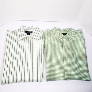 Bundle Lot 2 Brooks Brothers Dress Shirts Large